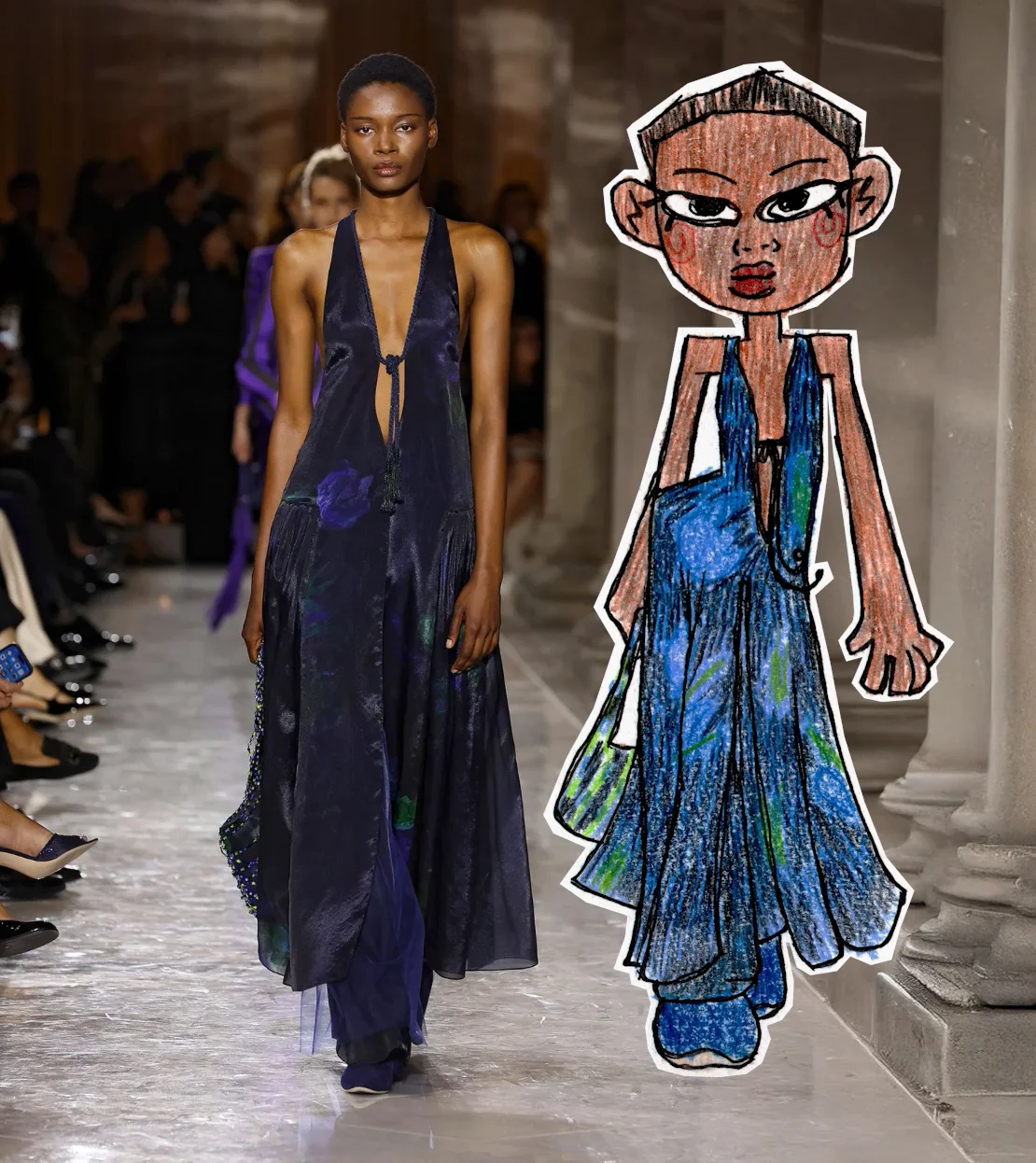 Fashion Illustration: Giorgio Armani S/S 26 Womenswear | SHOWstudio