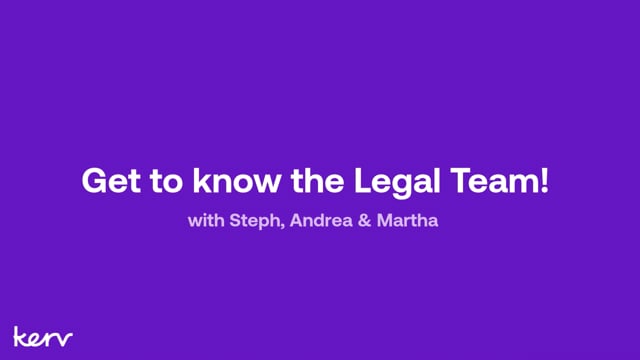 Preview of video: Get to Know The Legal Team!