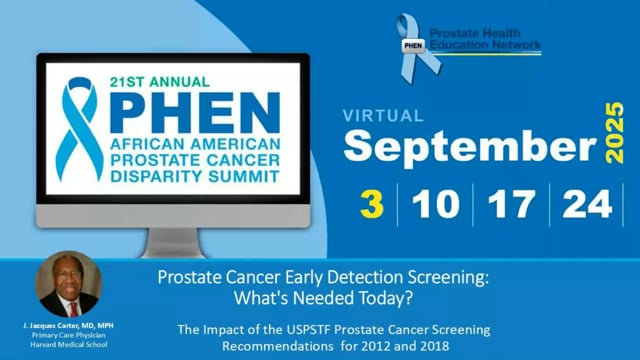 The Impact of the USPSTF Prostate Cancer Screening Recommendations for 2012 and 2018 with Dr. J. Jacques Carter