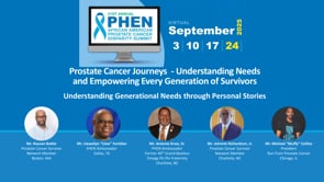 Understanding Generational Needs Through Personal Prostate Cancer Patient Stories