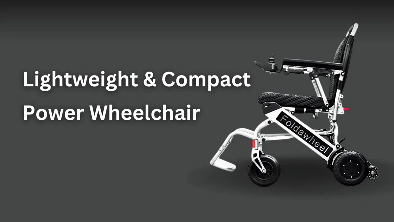 The Lightest Power Chair in the world. Portable, Durable & Stylish