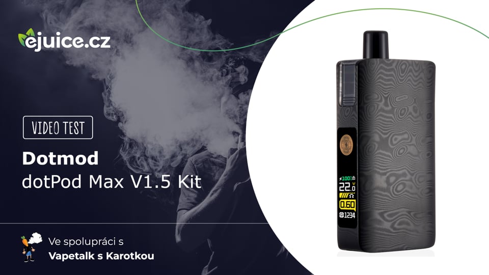 Dotmod dotPod Max V1.5 Kit - video test (CZ)