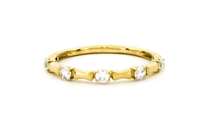 .25 ct. t.w. Lab-Grown Diamond Pattern Ring in 18kt Gold Over Sterling