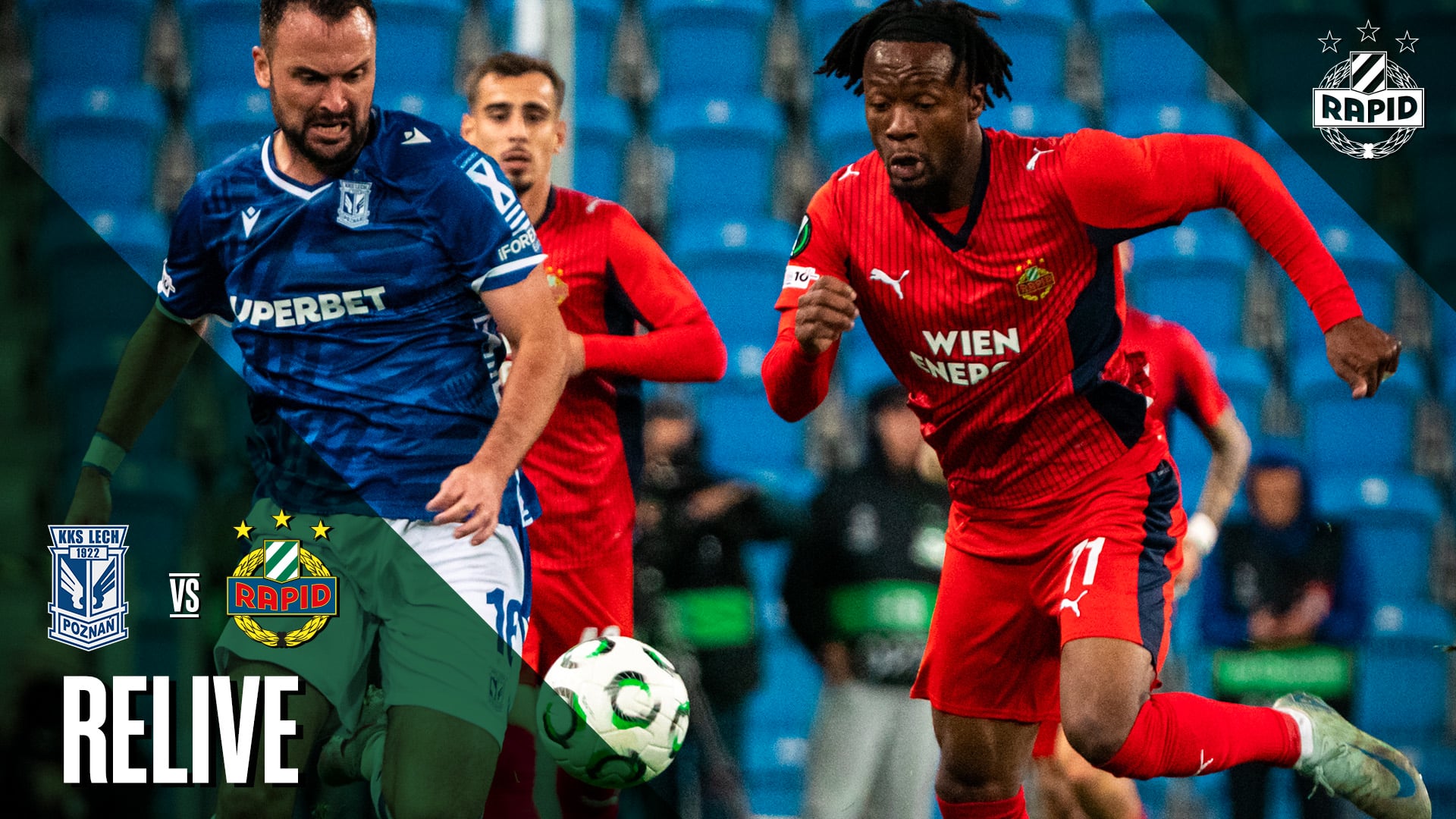 Relive: KKS Lech Poznań – SK Rapid | 1. Halbzeit
