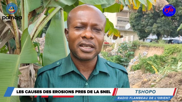 Les causes des érosions près de la SNEL