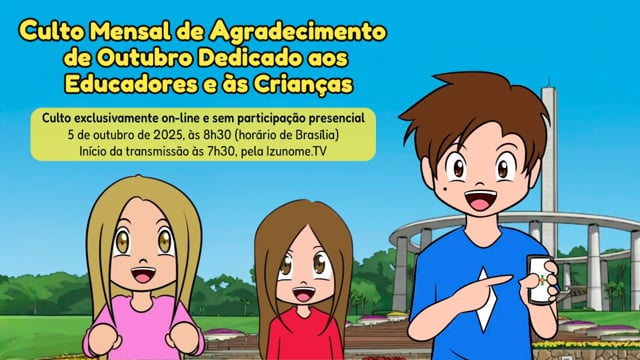 Capa do vídeo “Convite para Culto das Crianças 2025”