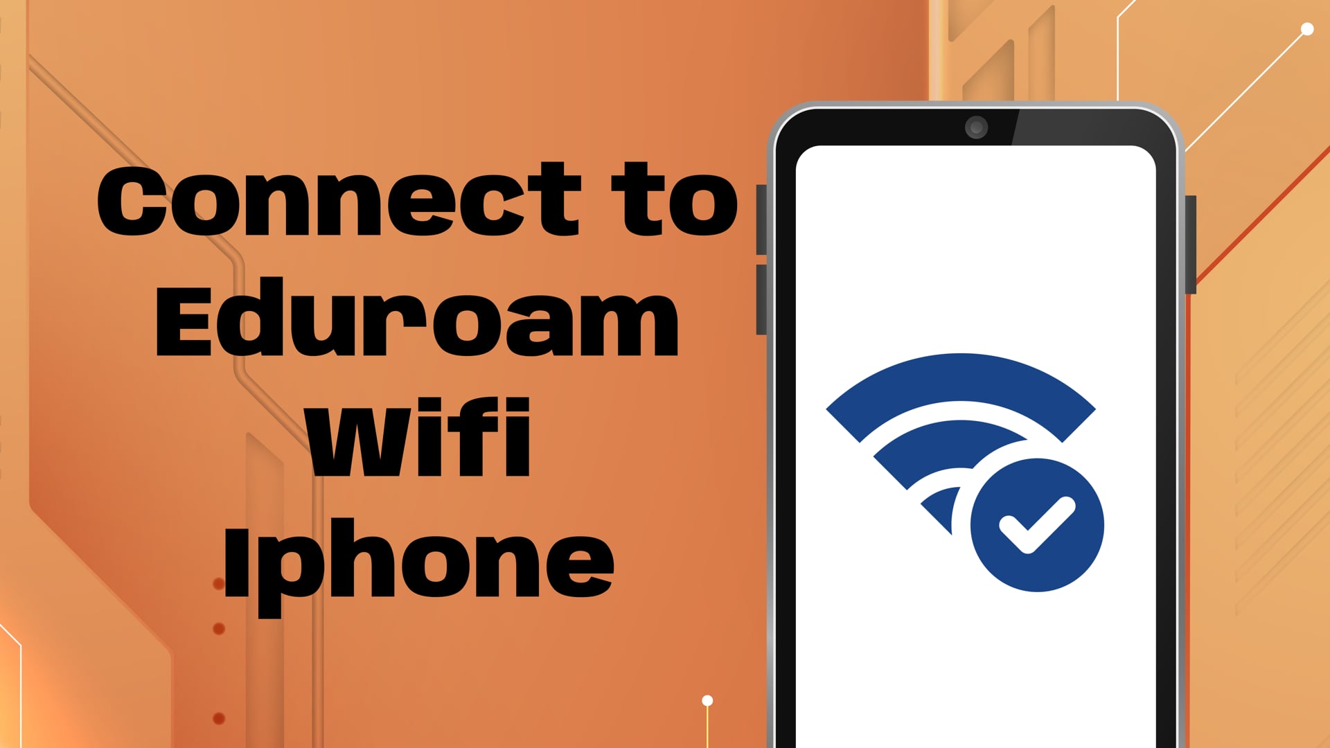 Connect to Eduroam on Iphone/Ipad