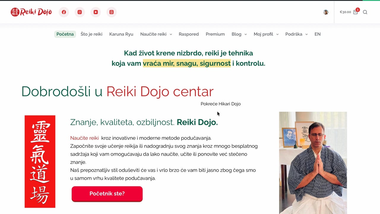 Prijava na web stranicu 2025
