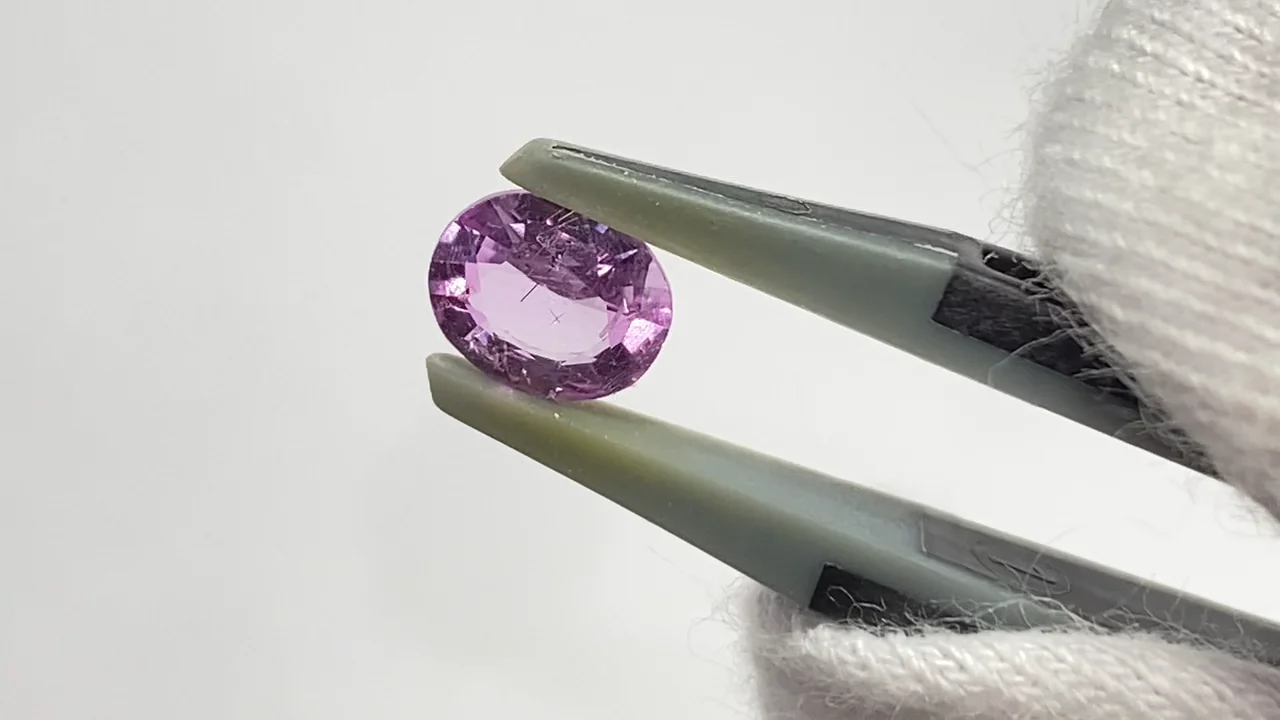 動画】【1点もの】宝石質ピンクサファイアAAA- ルース ファセット