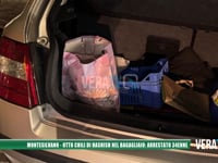 Montesilvano - Otto chili di hascisc nel bagagliaio: arrestato 34enne