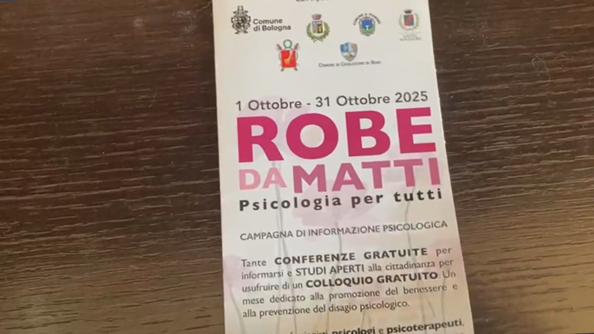 Torna anche quest’anno “Robe da matti”, un ciclo di conferenze tra Bologna e la provincia