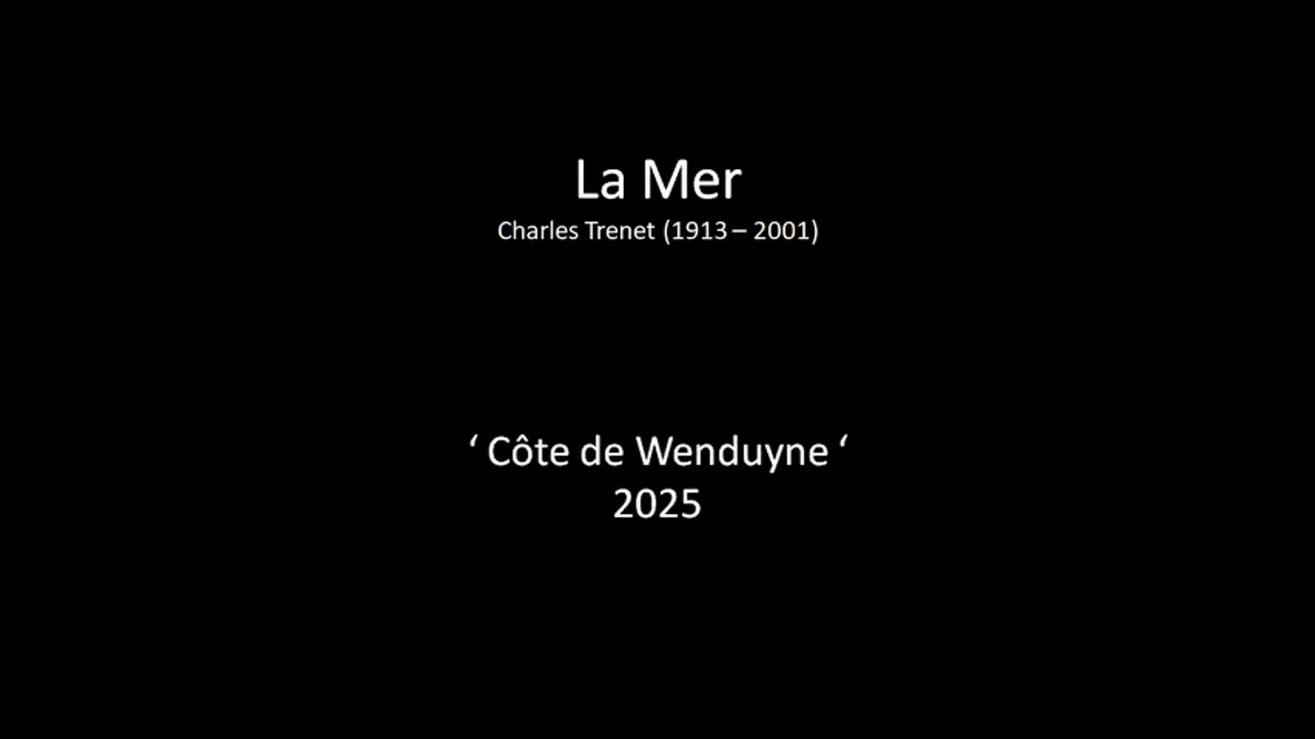 Pjes Unik - La mer a Wenduyne