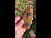 Smoky Quartz with Iron Overlay and Cave Formation