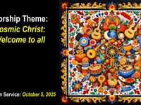 Worship for October 5, 2025