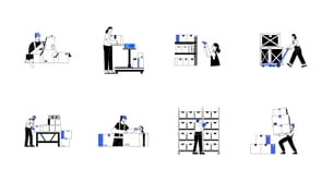 Animated Logistic Shipping, a Solid Icon by Vectors Market (Thumbnail 4 of 4)