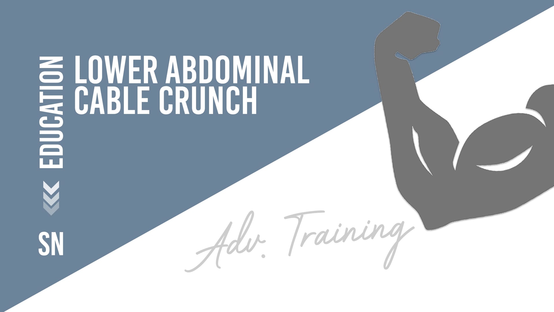 Lower Abdominal Cable Crunch