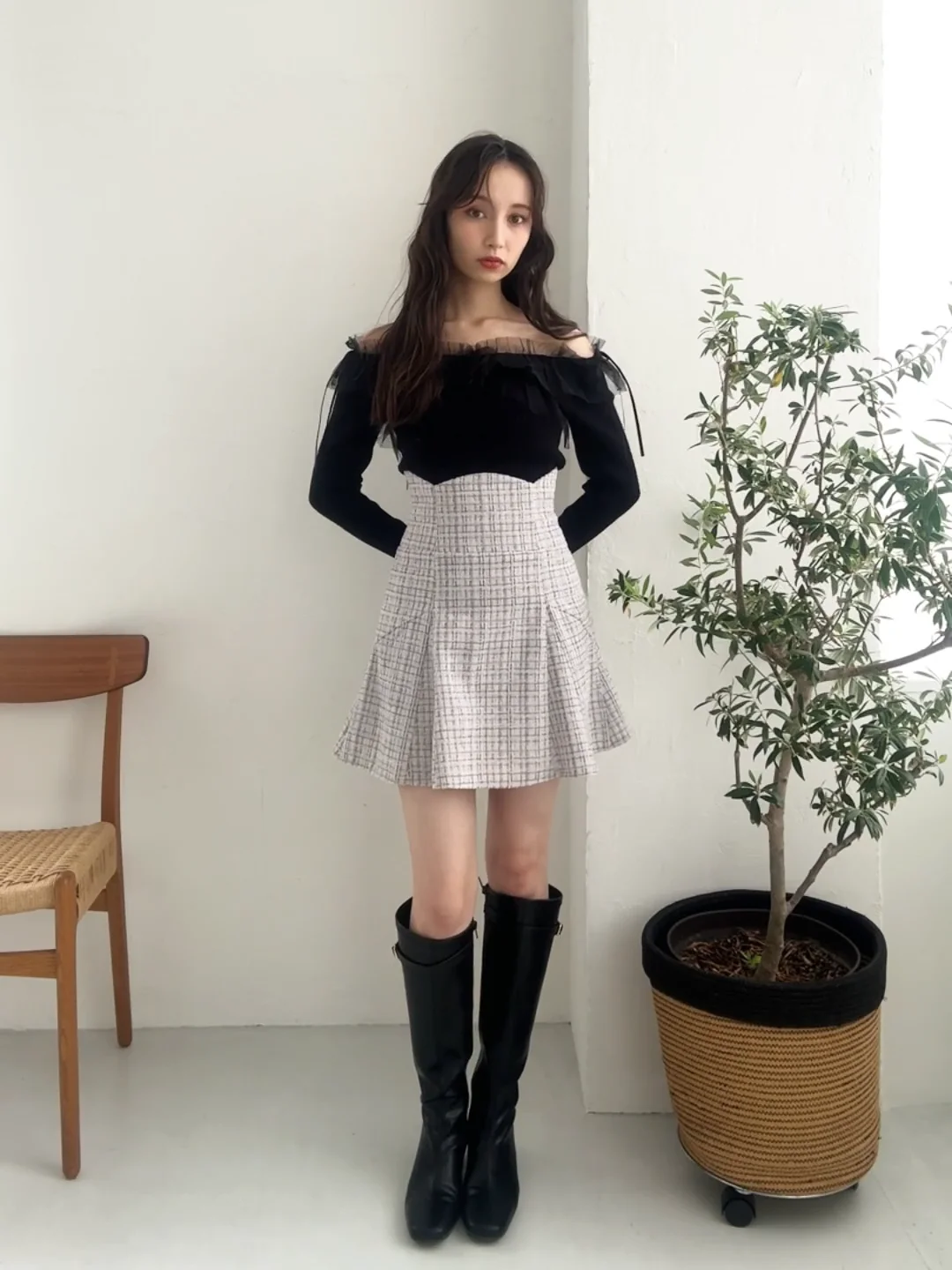 erin です！ スイッチングコルセットミニスカート｜ダズリン（dazzlin）公式