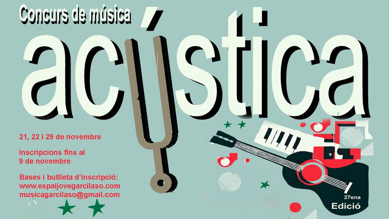 Spot Concurs de Música Acústica 2025