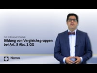 039 - Bildung von Vergleichsgruppen bei Art. 3 Abs. 1 GG