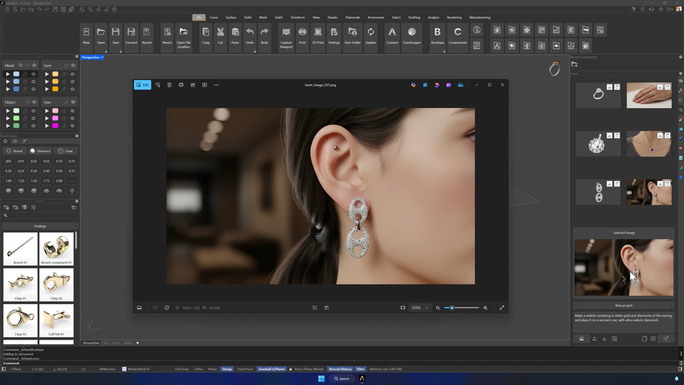 RhinoArtisan Loom AI Rendering - Immediate & Realistic AI Rendering Tool