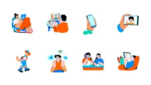 Animated Social Media Illustration, a Finance Illustration by Creative Stall (Thumbnail 5 of 5)