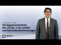 050 - Die Eigentumsfreiheit, Art. 14 Abs. 1 GG: Inhalts- und Schrankenbestimmungen