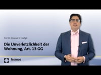 054 - Die Unverletzlichkeit der Wohnung, Art. 13 GG