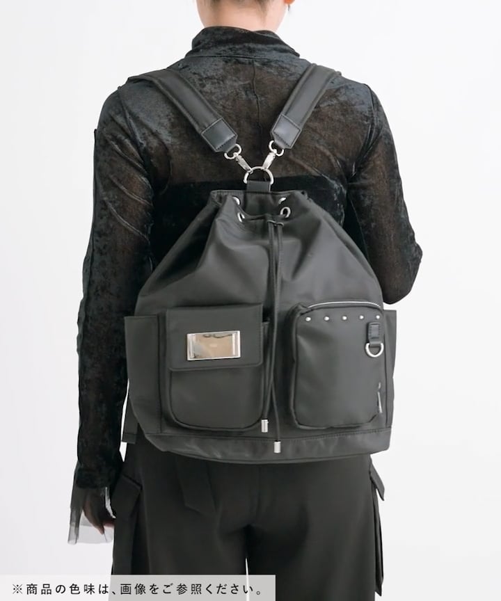 デイバック リュック プレートデザインミニリュック(HARE) レディース