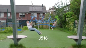 Téléphérique double pente naturelle J516 aires de jeux jeux dynamiques tyroliennes / jeux à translation vidéo