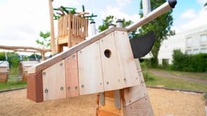 Small Deer J49168® playgrounds sustainable natural wood equipment animals video