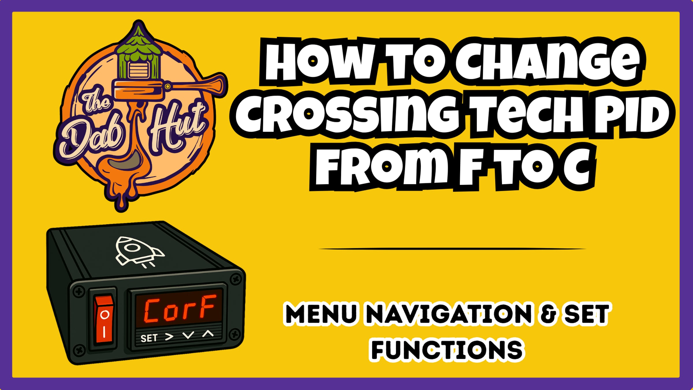 Change Crossing Tech XMT-7100 PID from F to C | Videos & Movies on Vimeo