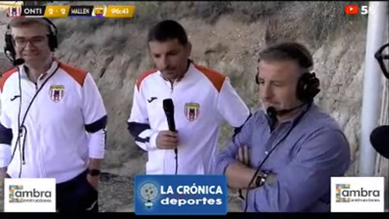 ROMÁN PANADERO (Entrenador Ontiñena) Ontiñena CF 2-2  CD Mallén / Jor. 5 - Preferente Gr 1