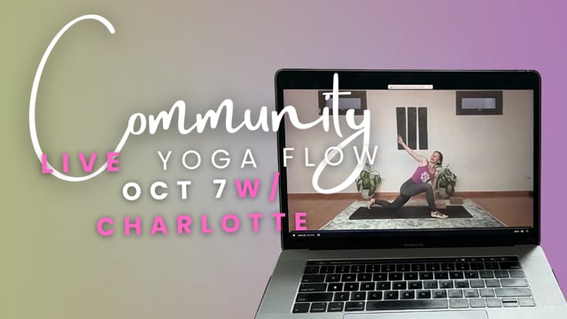 NEW! Charlotte Community Yoga Flow Oct 7