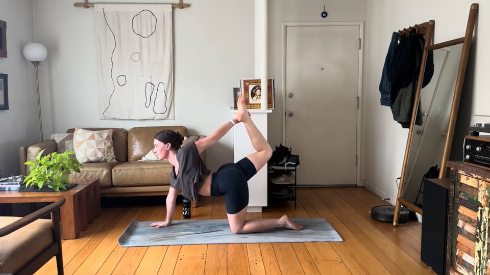 Time to Reset, a 15-minute short yoga class with Haley Havelock