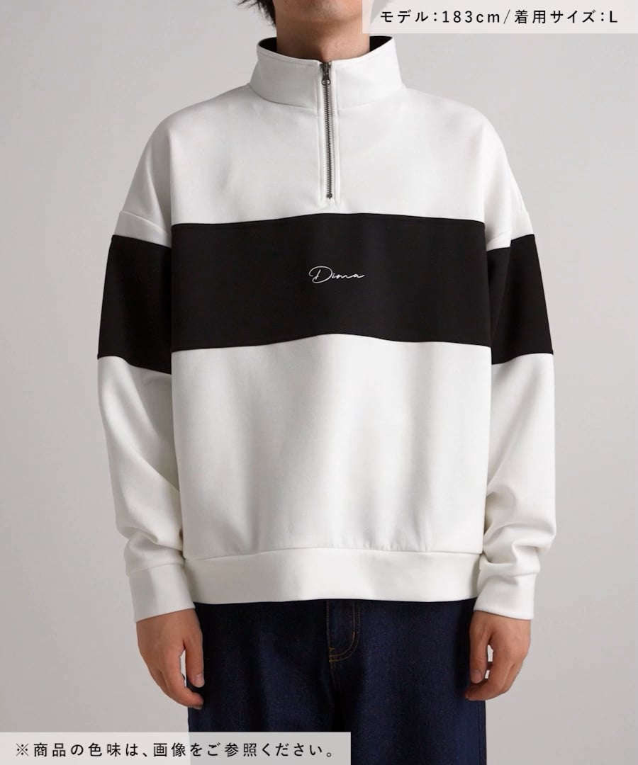 欠品カラー追加予約開始】ポンチロゴハーフジップ | [公式]ラコレ