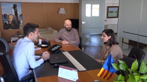 L'Ajuntament dona la rebuda oficial a la nova becària de tardor