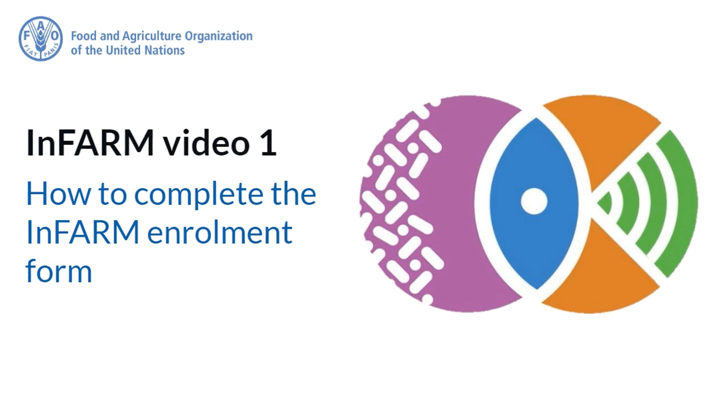 InFARM Tutoring - Video 1 - How to complete the InFARM enrolment form ...