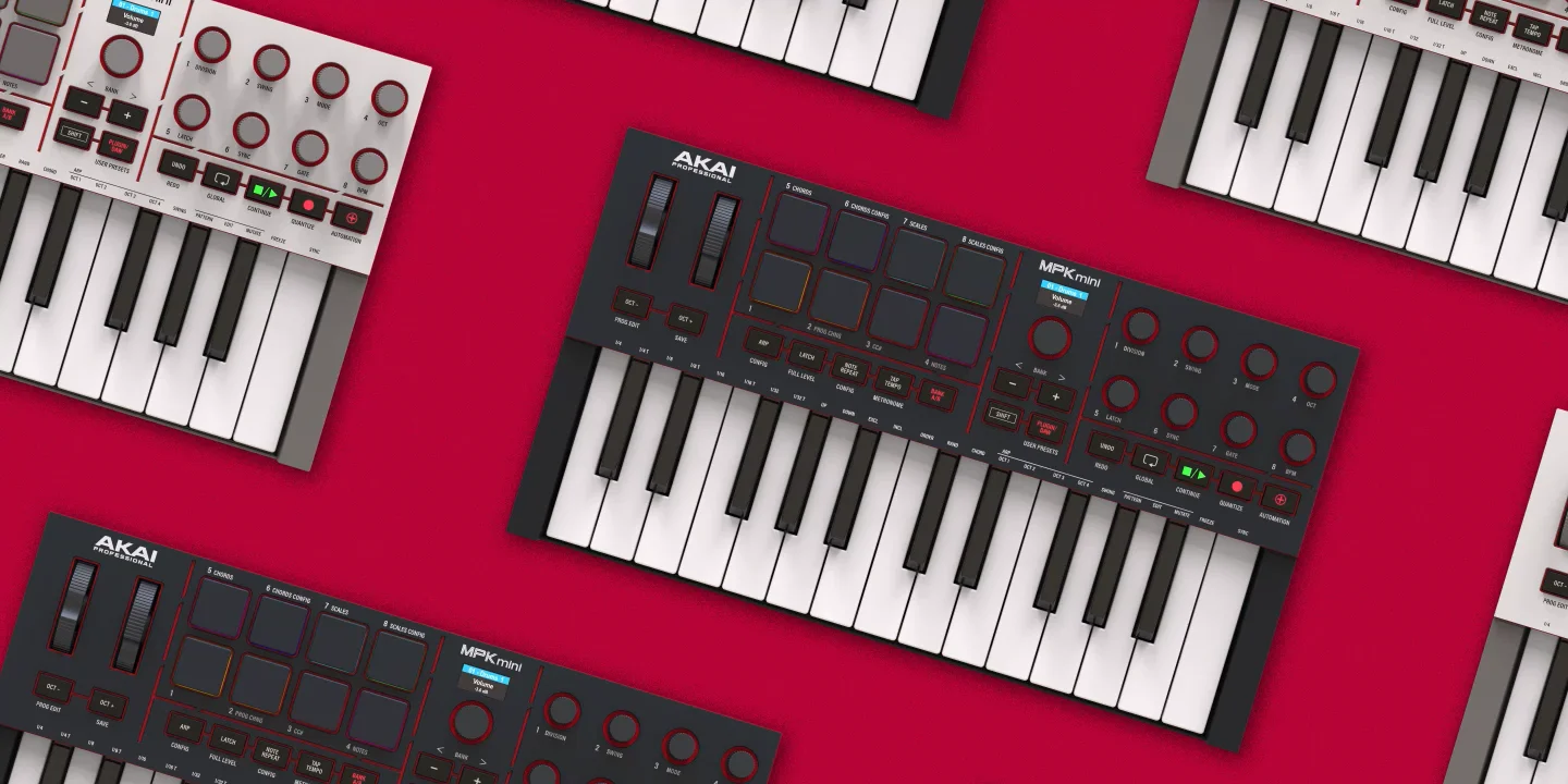 AKAI MPKMINI 4 Siyah Müzik Prodüksiyonu 25 Mini Tuş MIDI Klavye