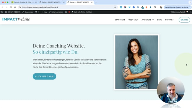 Wir bauen eine Startseite!