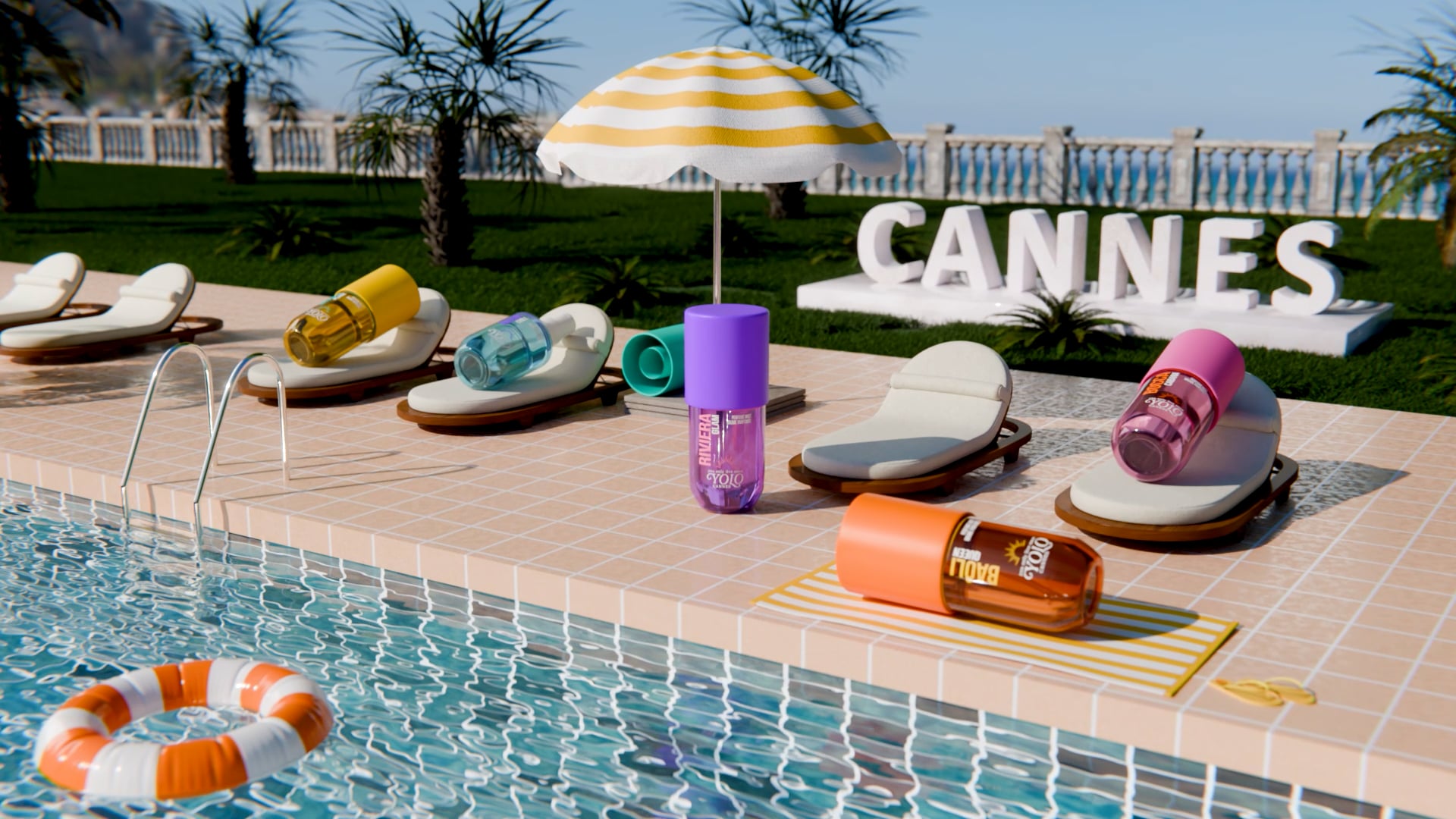 Yolo Cannes Summerparty Animation