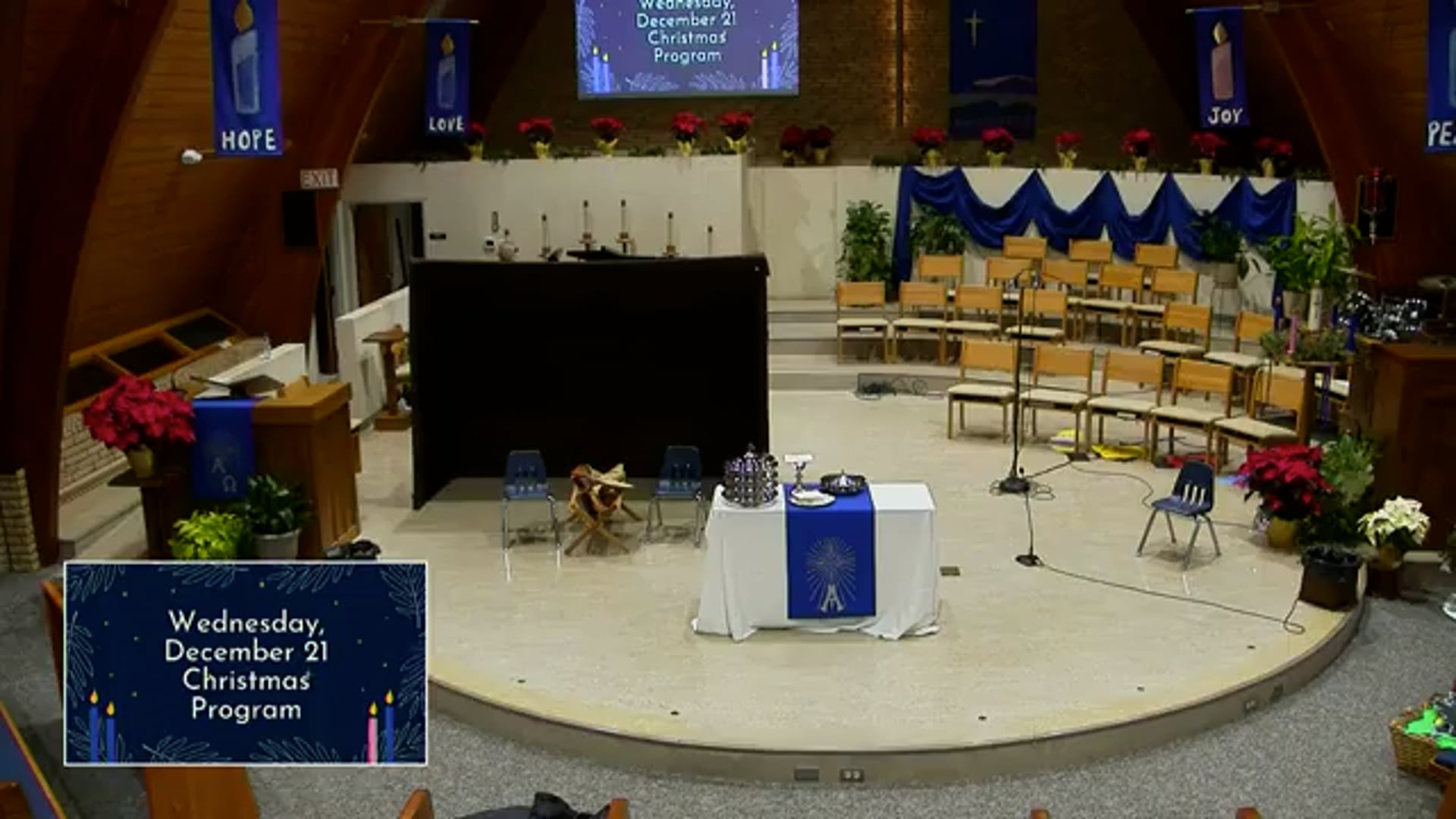 Worship on Wednesday, 12-21-2022 (Christmas Program)