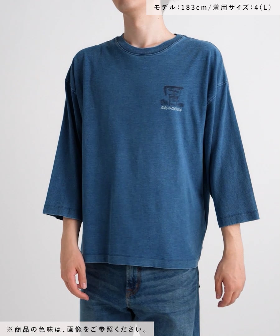 インディゴアソート7分袖Tシャツ | [公式]ベイフロー（BAYFLOW）通販