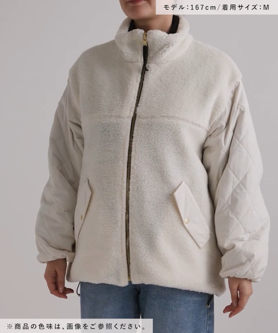 リバーシブルキルトブルゾン/497162 | [公式]グローバルワーク