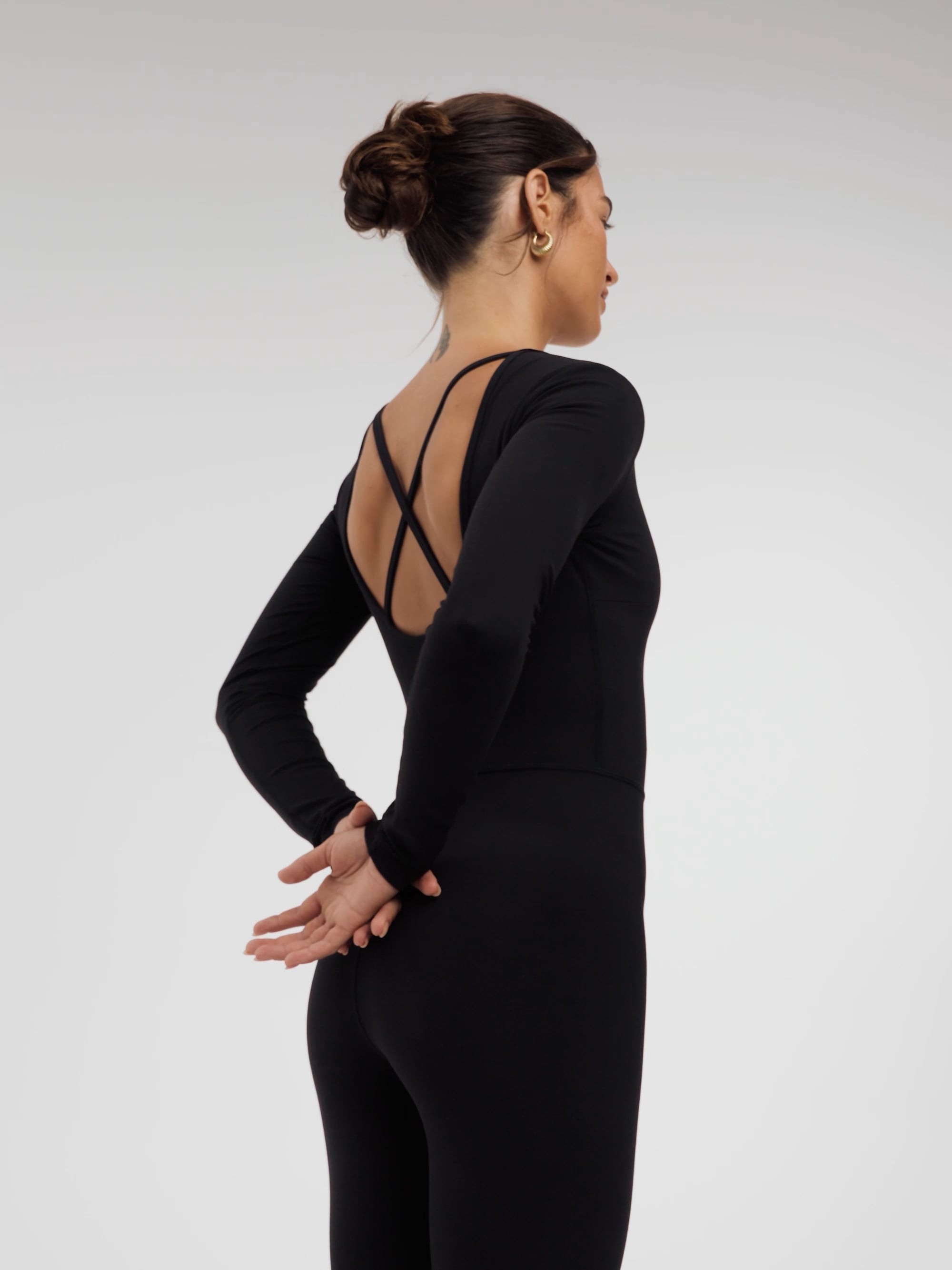 אוברול שרוול ארוך אורך ”25 מבד ilios