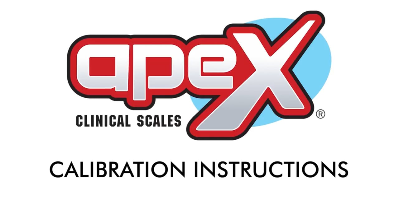 DETECTO apex Digital Clinical Scales Calibration Instructions | Videos ...