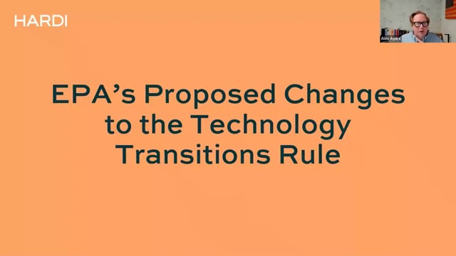 EPA's Proposed Changes to the Technology Transition Rule