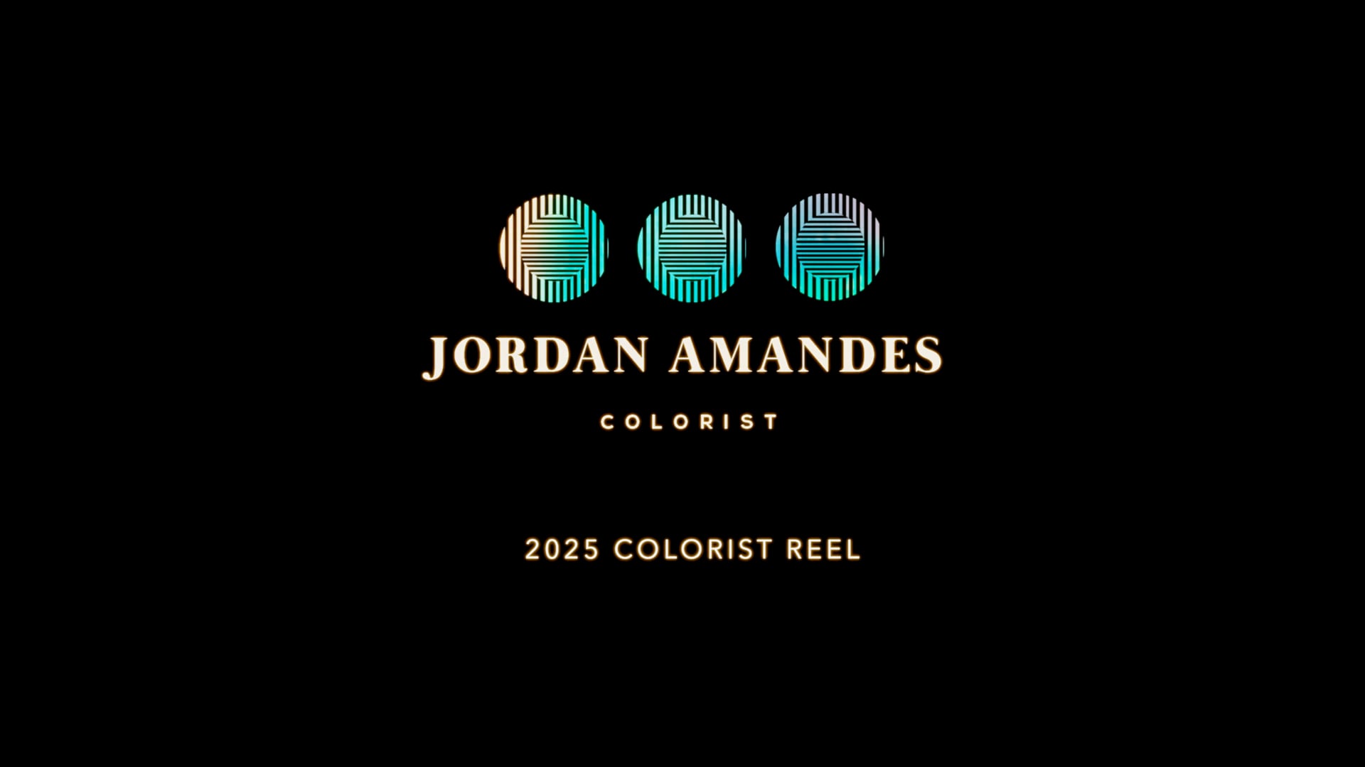 Jordan Amandes Colorist Reel 2025