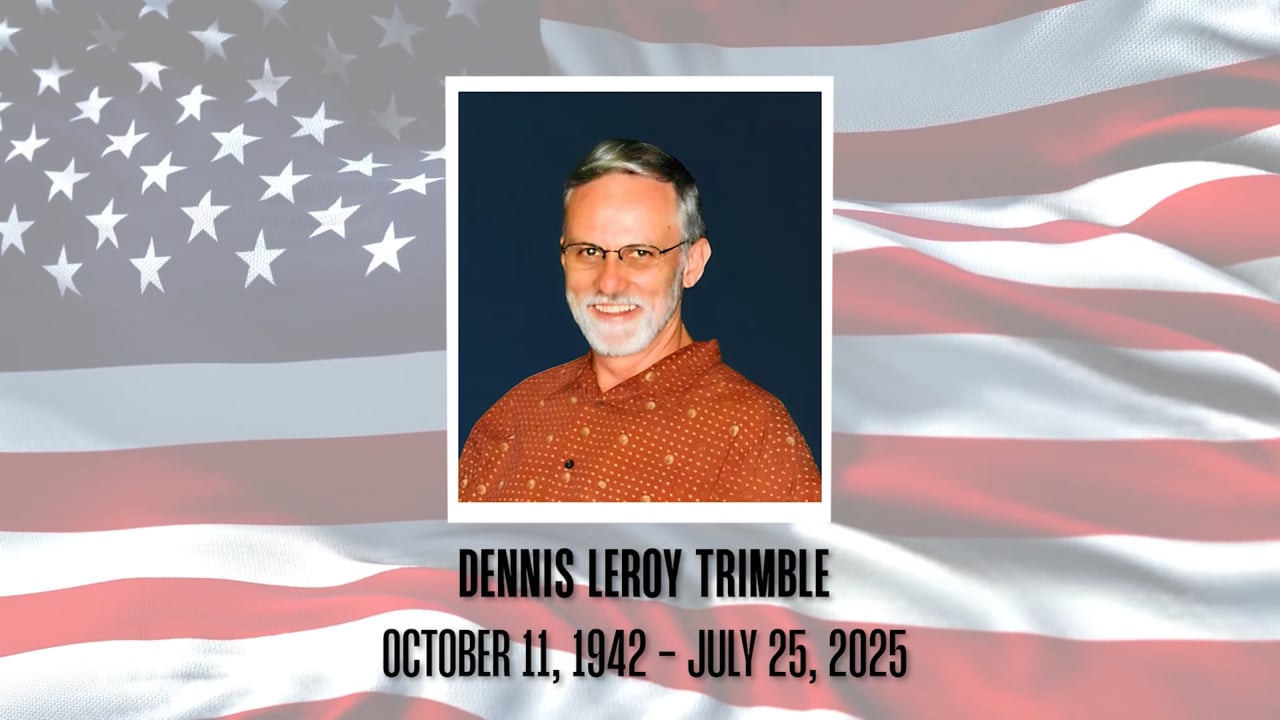 DENNIS LEROY TRIMBLE - Military Funeral with Honors at Riverside National Cemetery