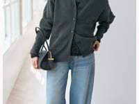 追加》ストレッチレースクルーネックプルオーバー（Tシャツ