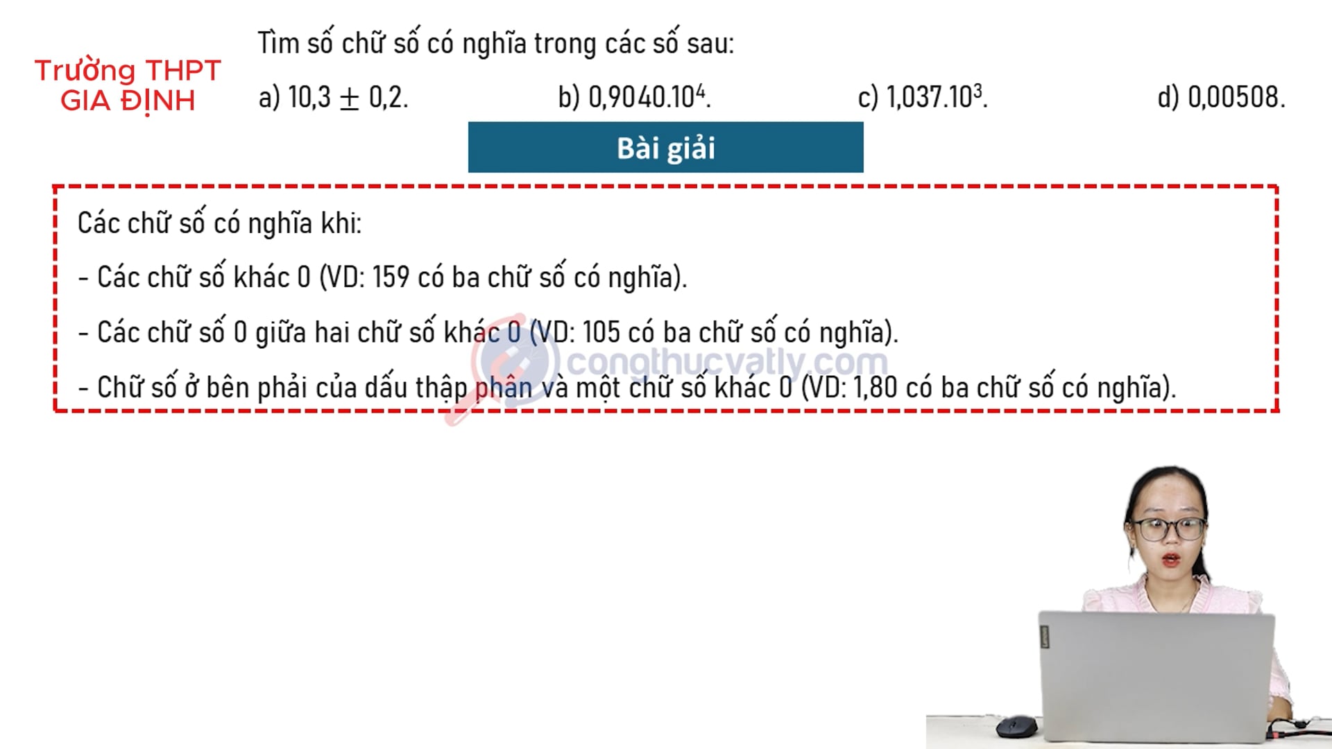 Tìm số chữ số có nghĩa trong các số sau.